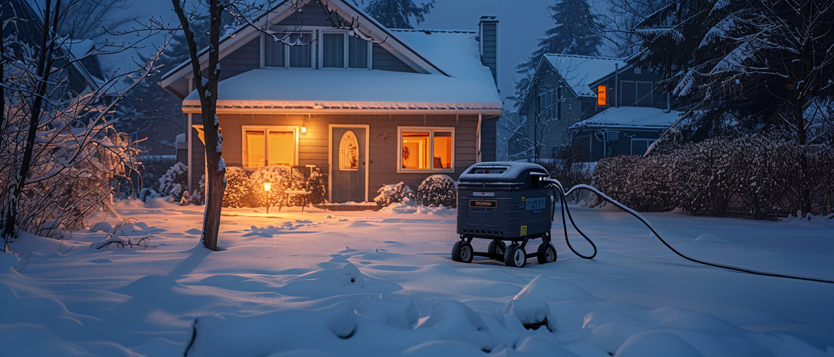 Portable generators for home backup power