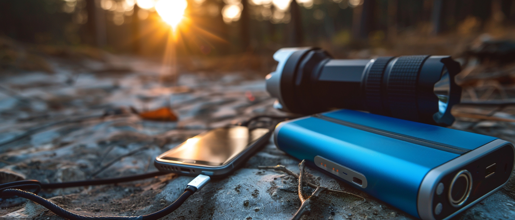 Portable power bank charging devices