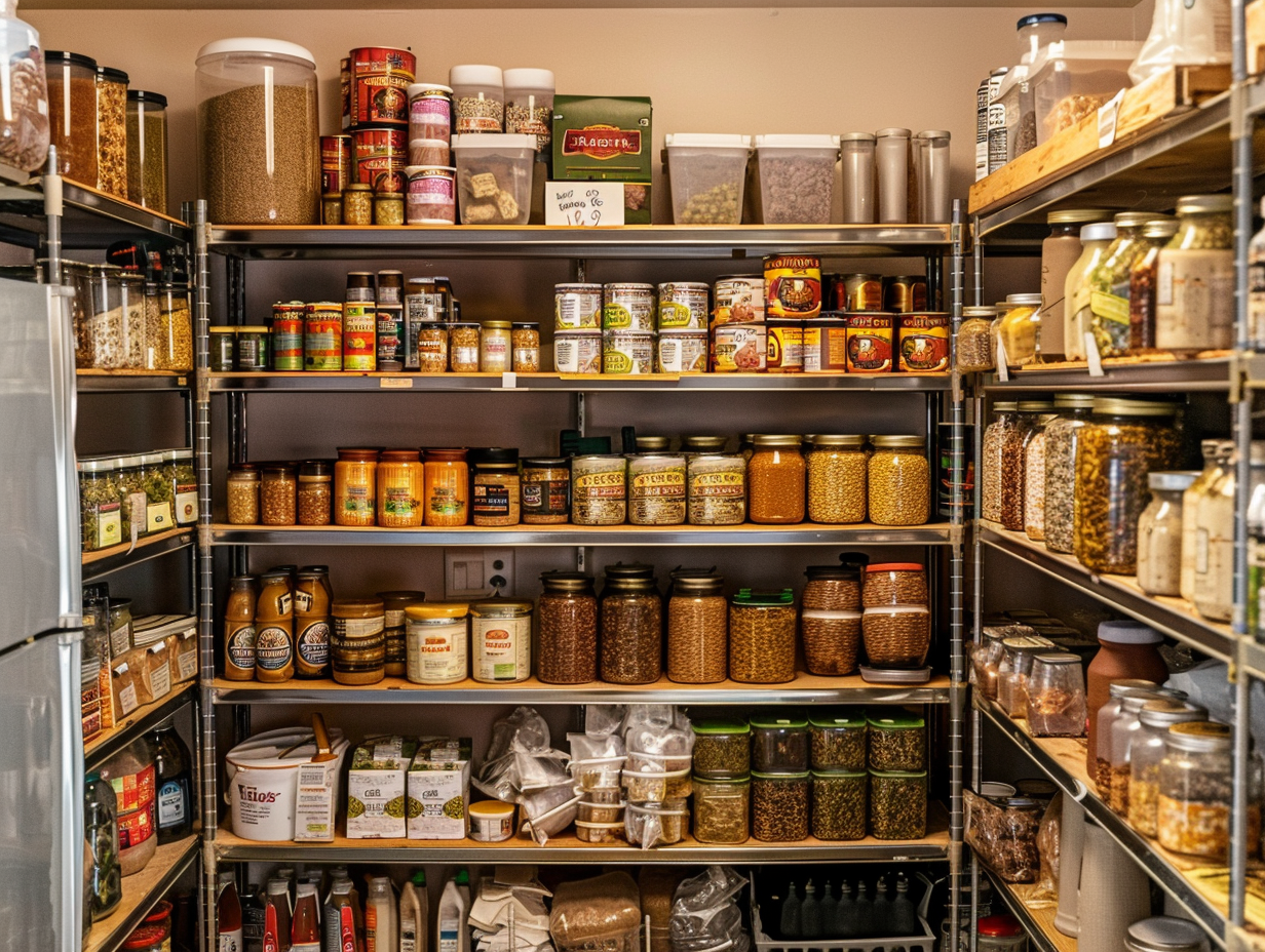 Long-term food storage supplies