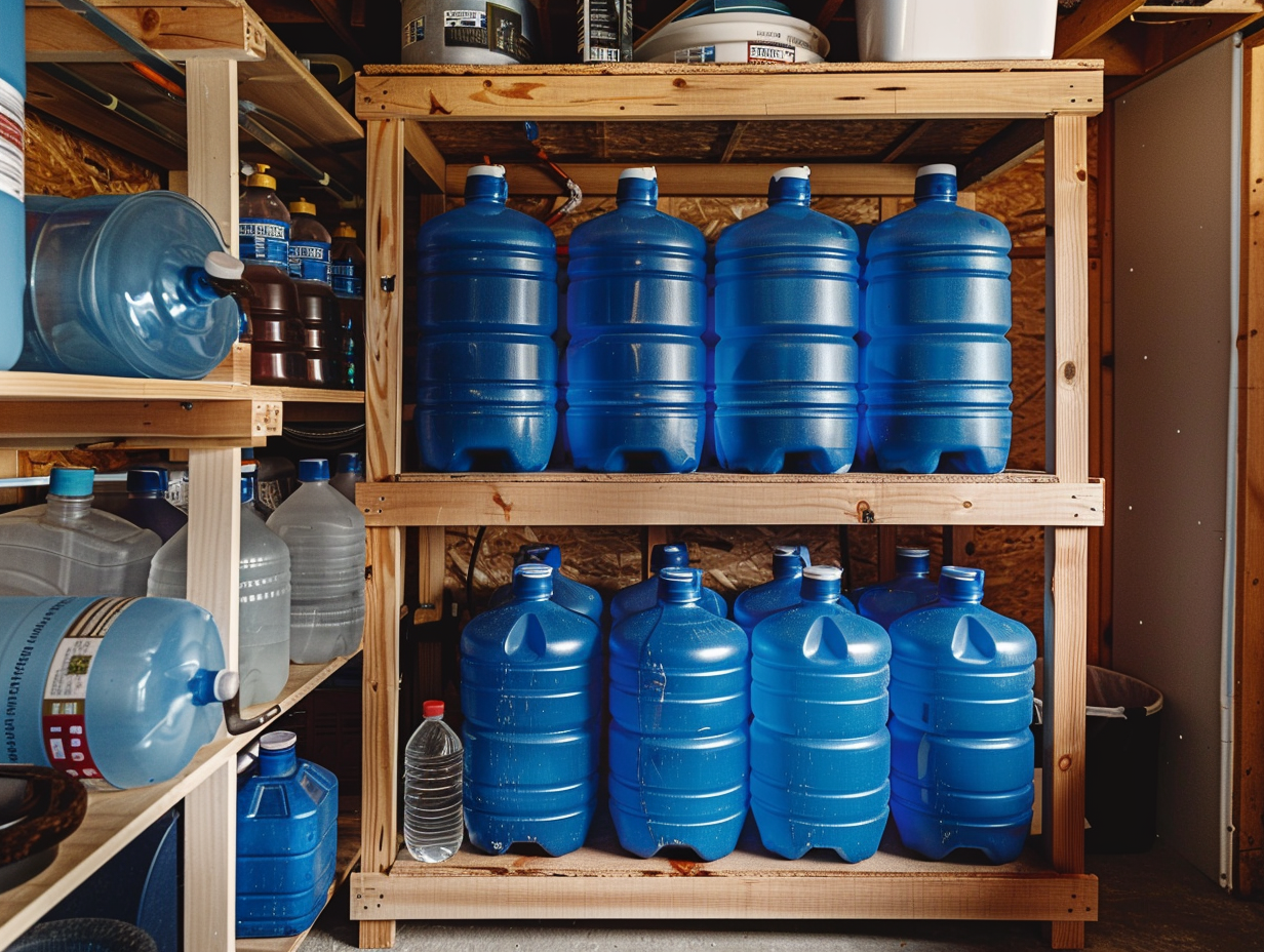Home water storage containers